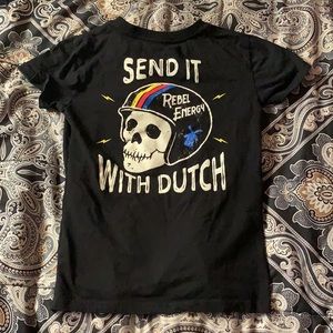 Dutch Bros skull t shirt